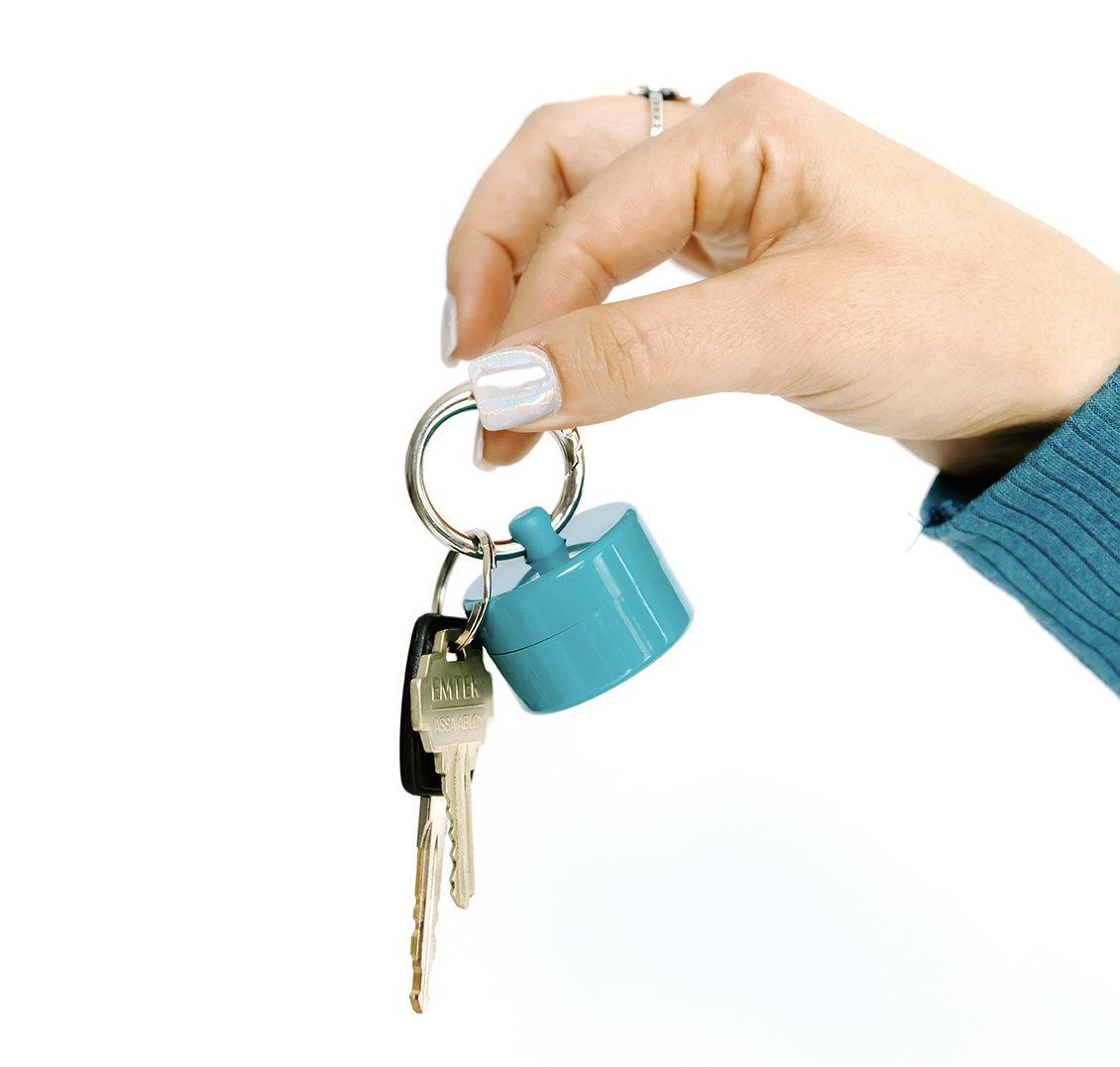Keychain top jewelry holder