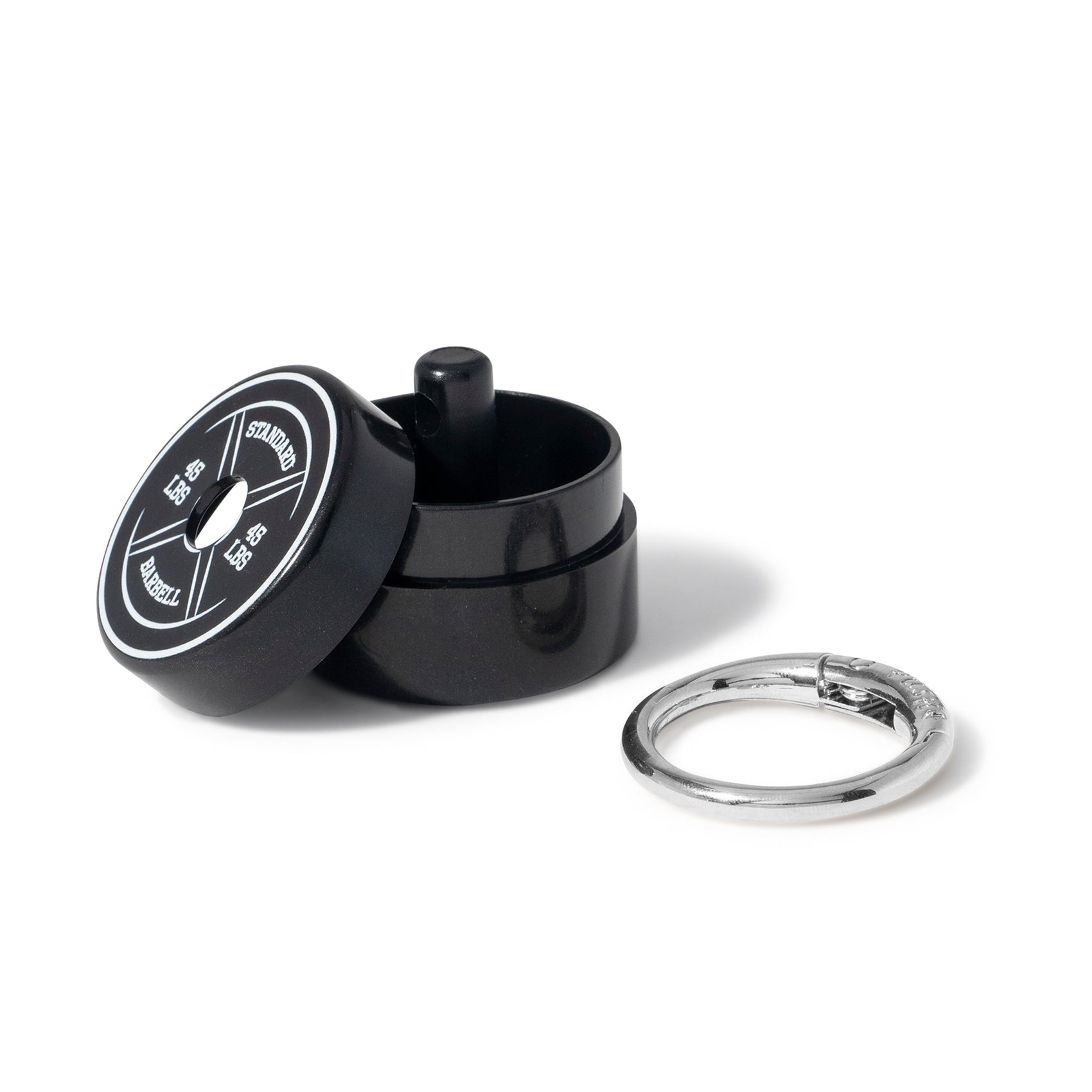 Barbell Plate Travel Jewelry Holder