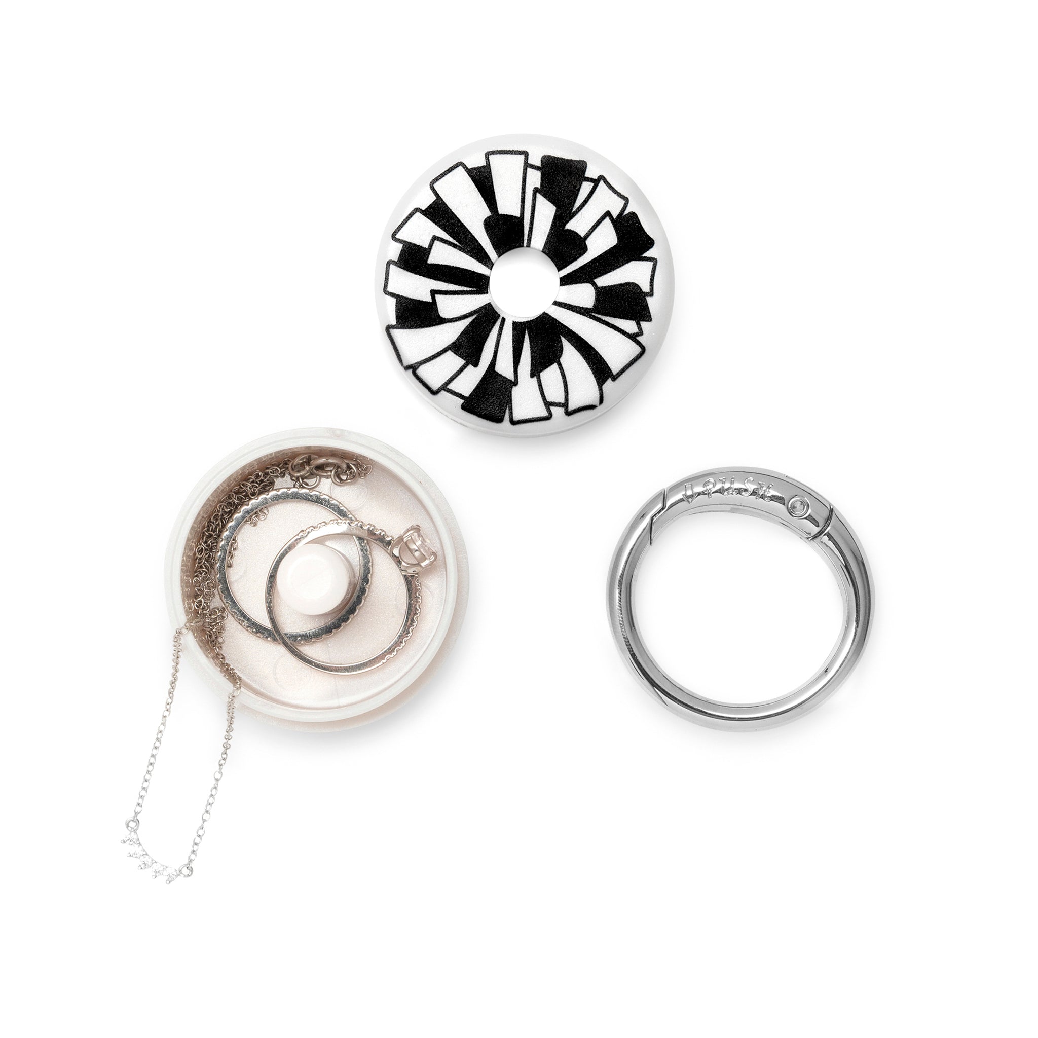 Cheer Pom Pom Travel Jewelry Holder – Lion Latch