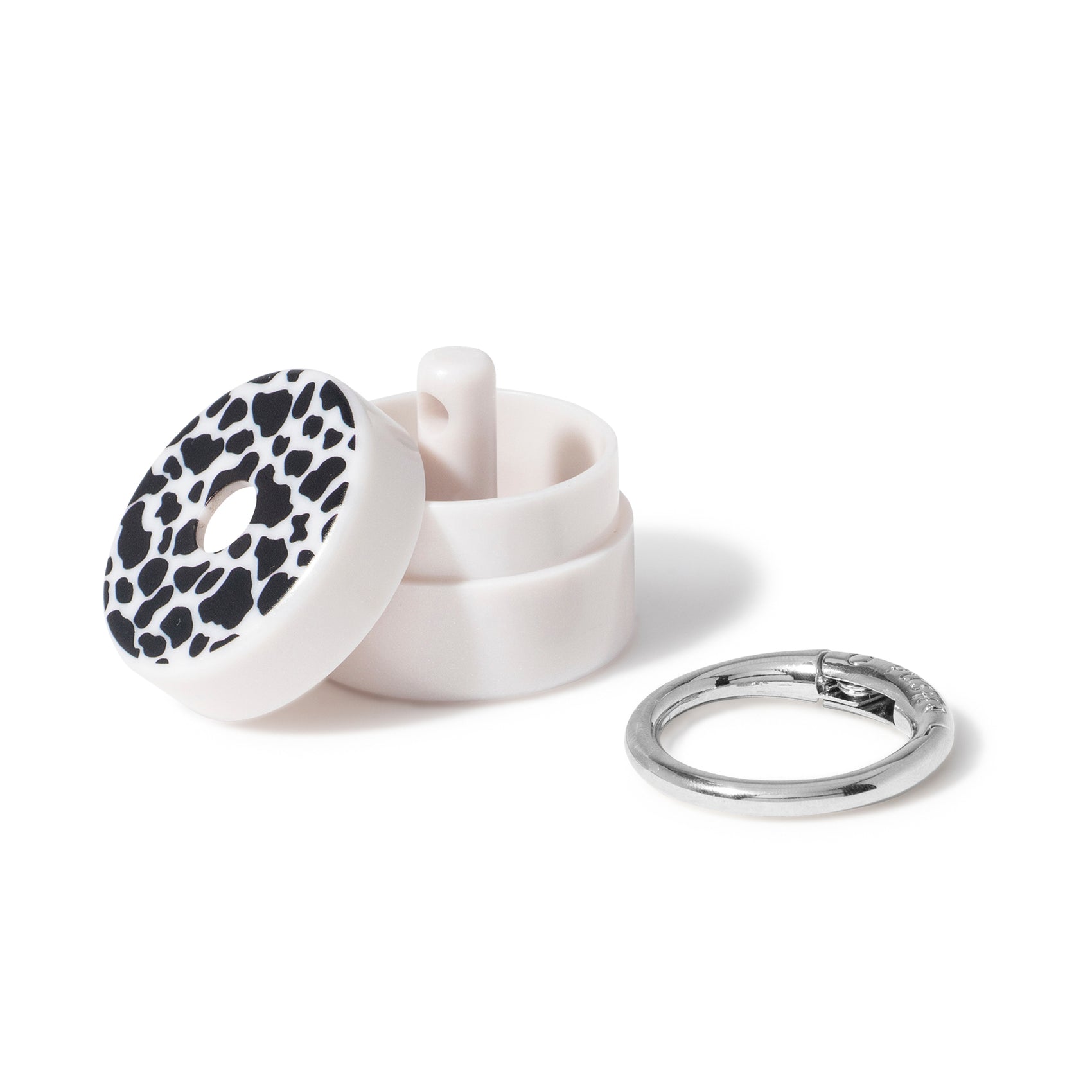 Cowprint Travel Jewelry Holder