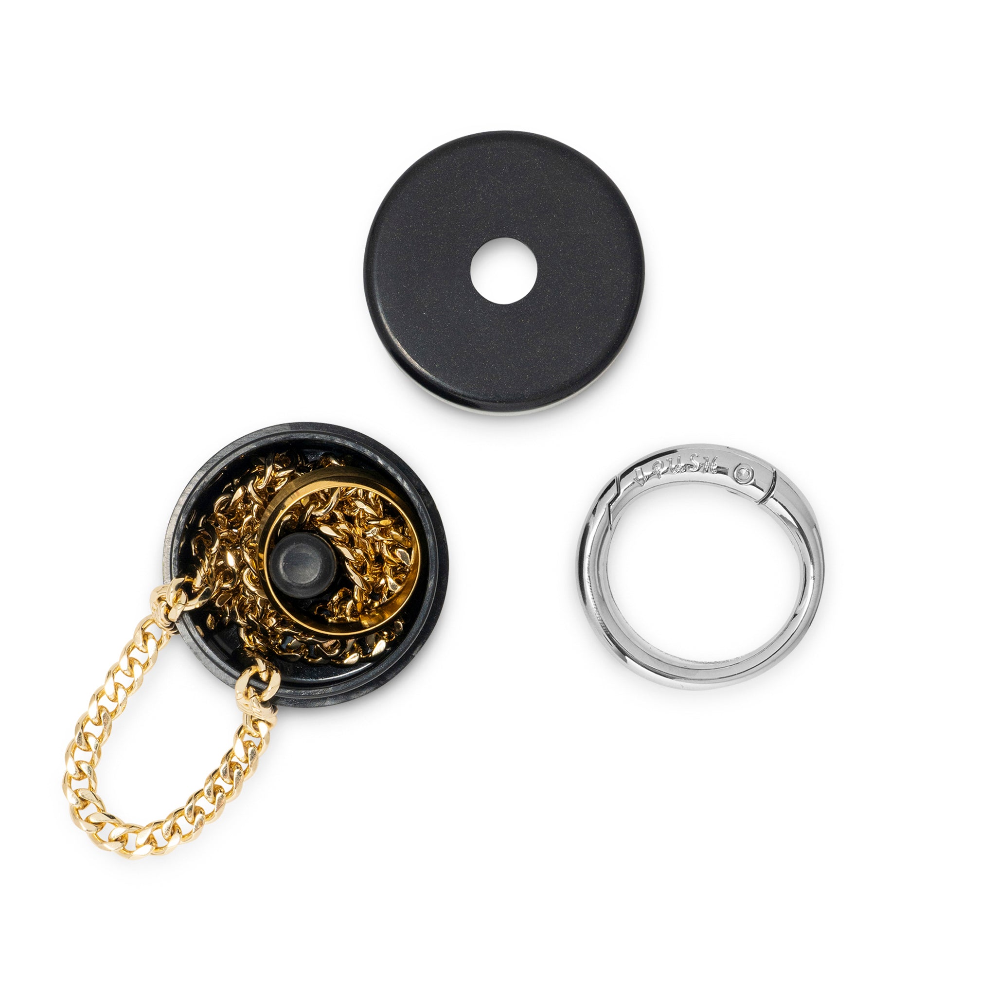 Gunmetal Black Travel Jewelry Holder – Lion Latch