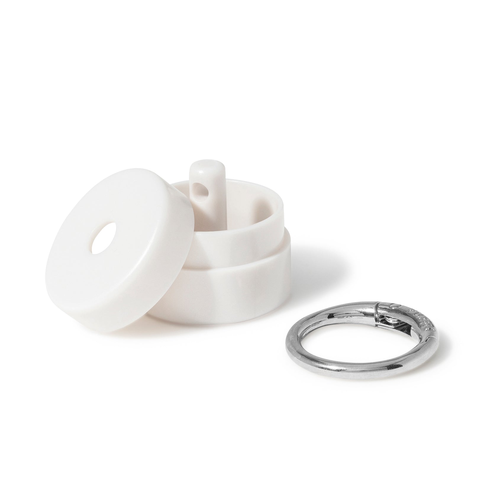 Pearl White Travel Jewelry Holder