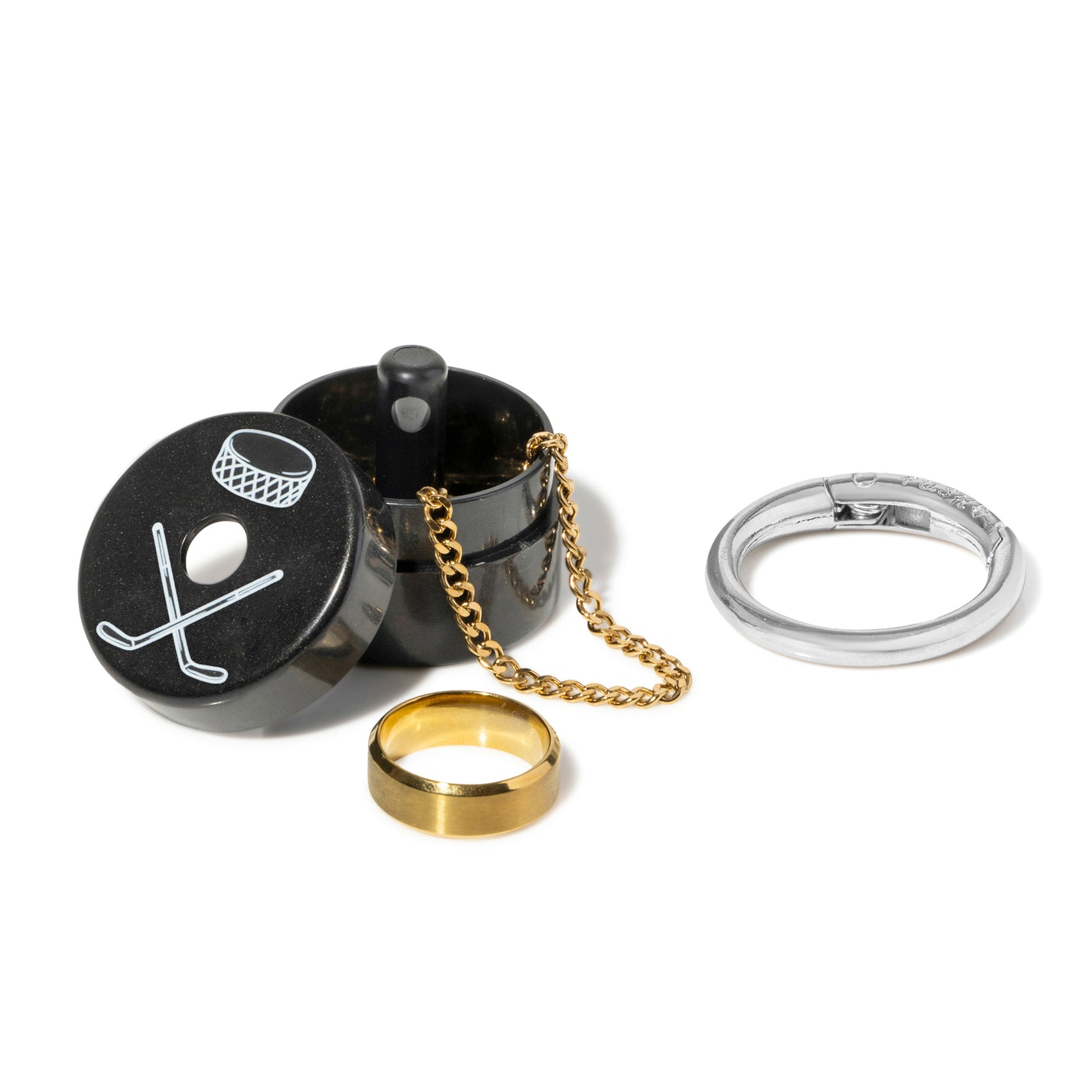 Hockey Travel Jewelry Holder