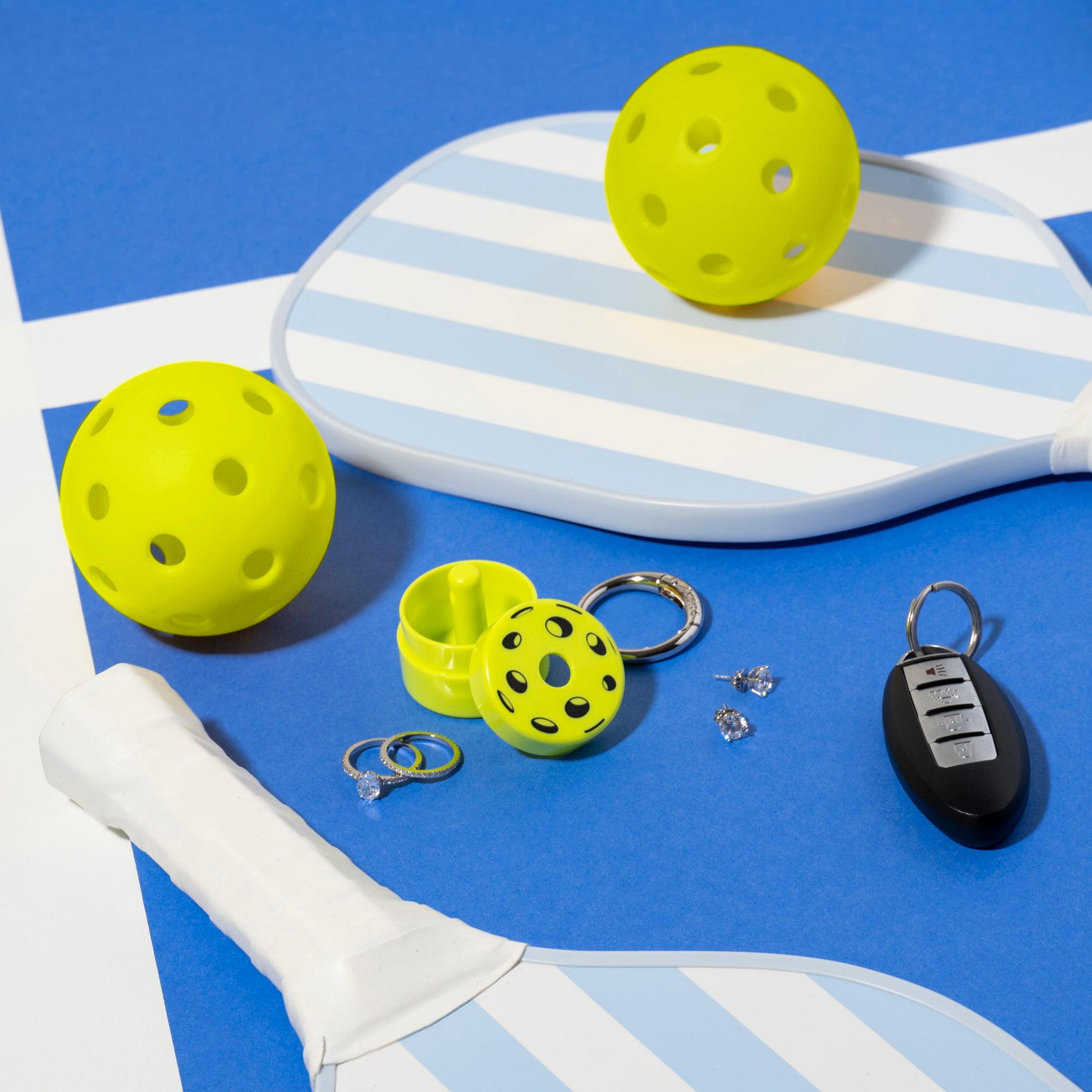 Pickleball Travel Jewelry Holder