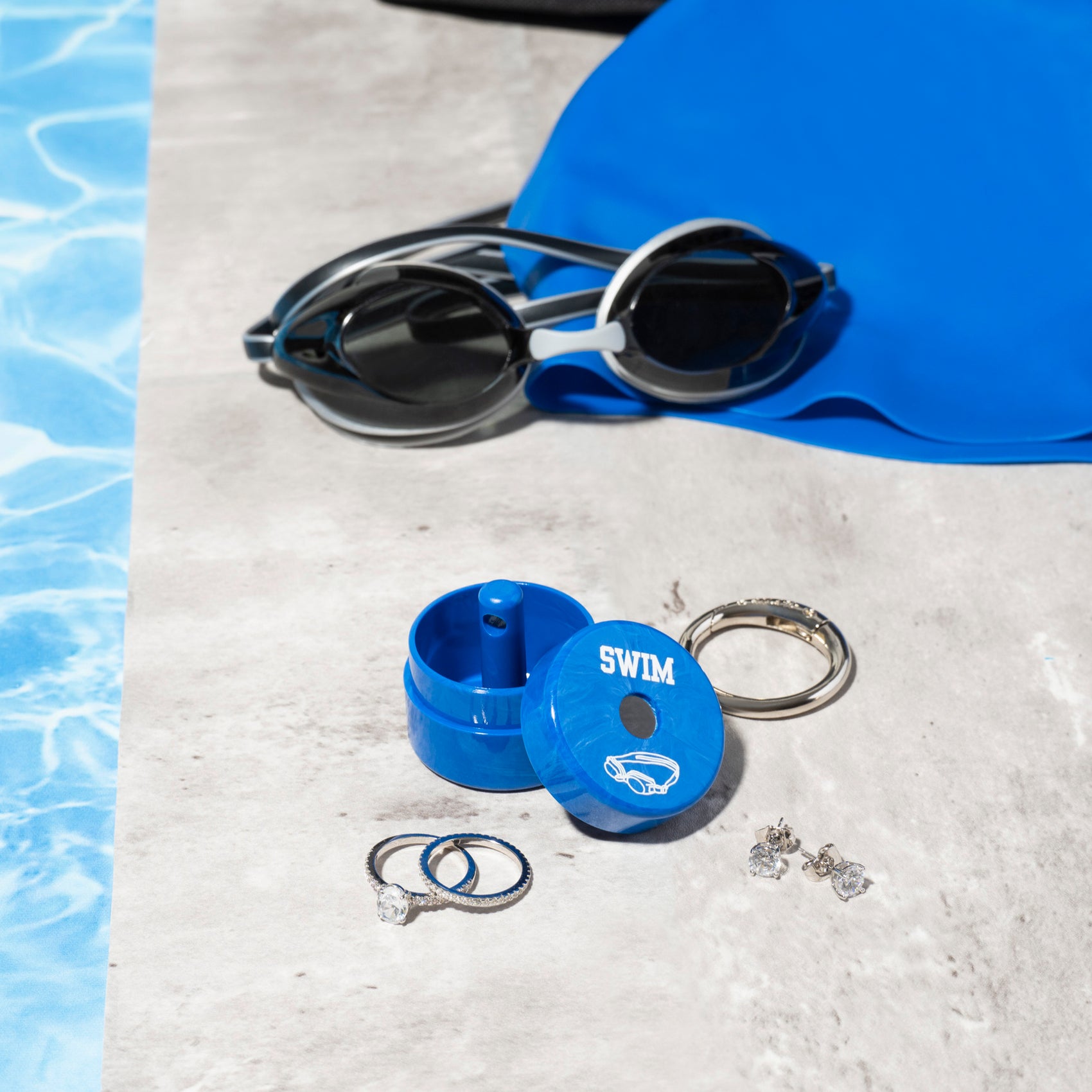 Swim Travel Jewelry Holder