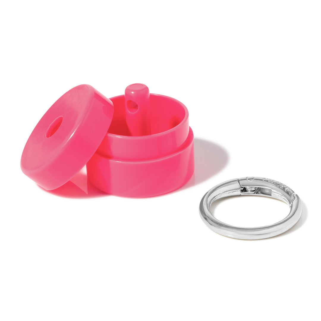 Pink Lion Latch Jewelry Tote