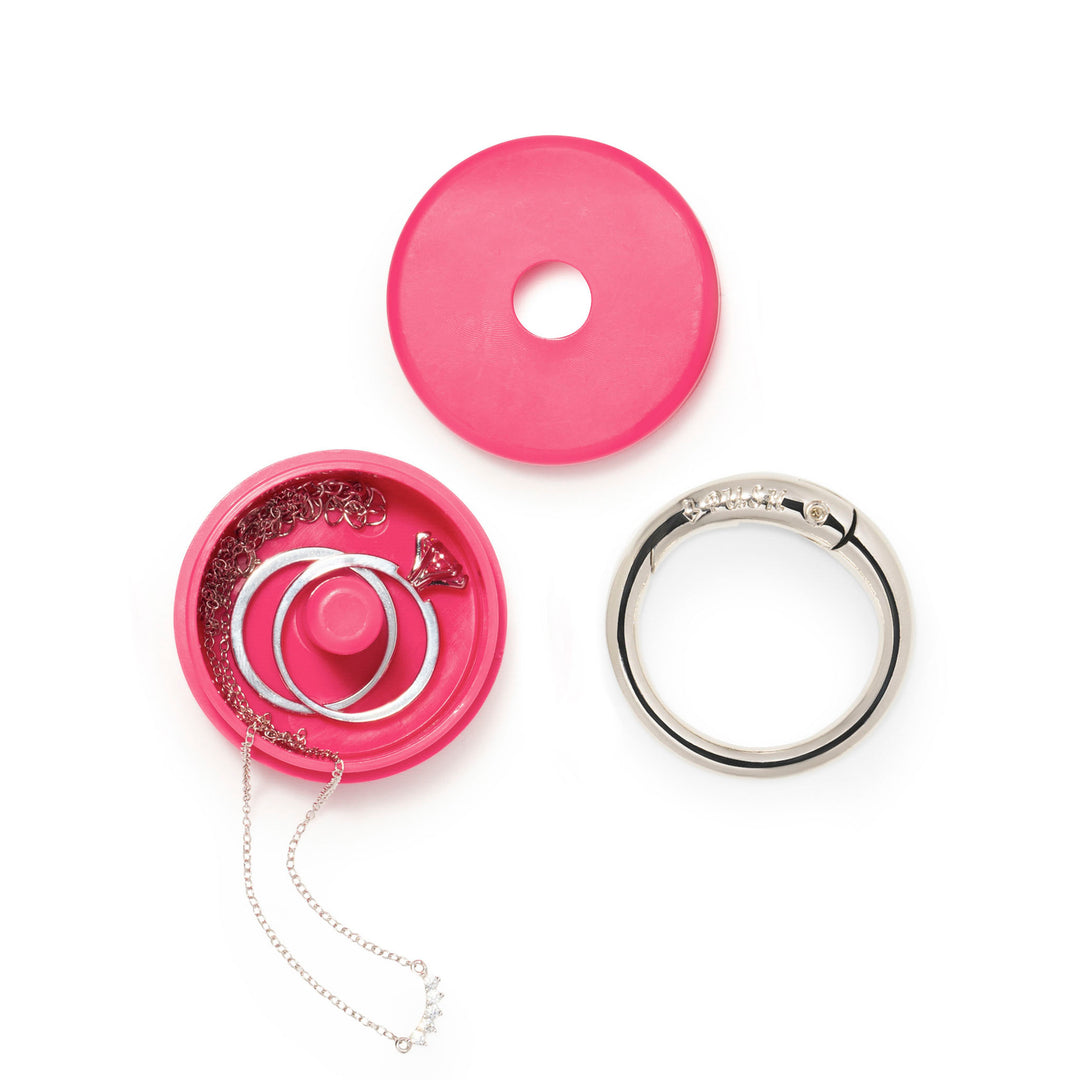 Pink Lion Latch Jewelry Tote