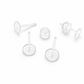 Clear Sports Stud - Circle