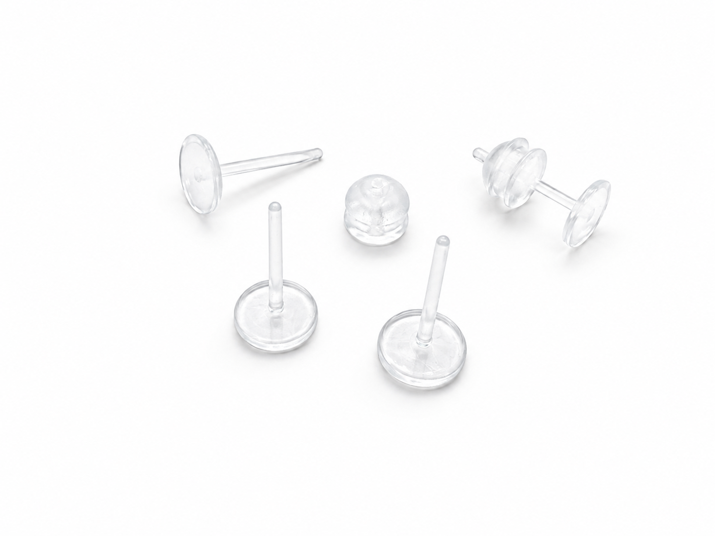 Clear Sports Stud - Circle