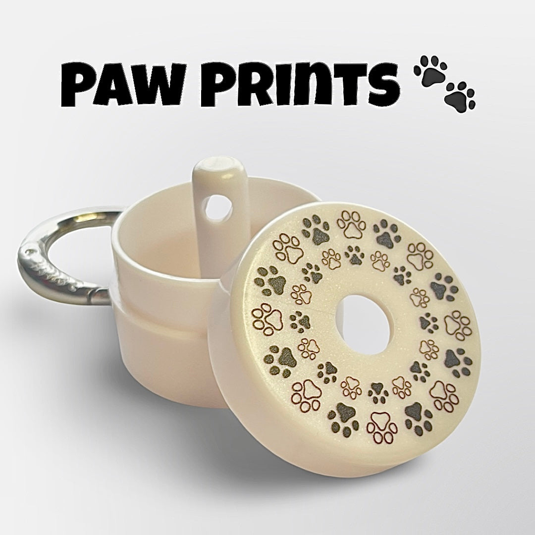 Paw Prints Travel Jewelry Holder