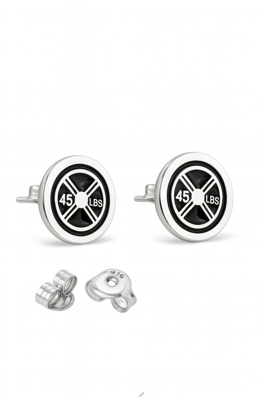 45lb Weight Earrings
