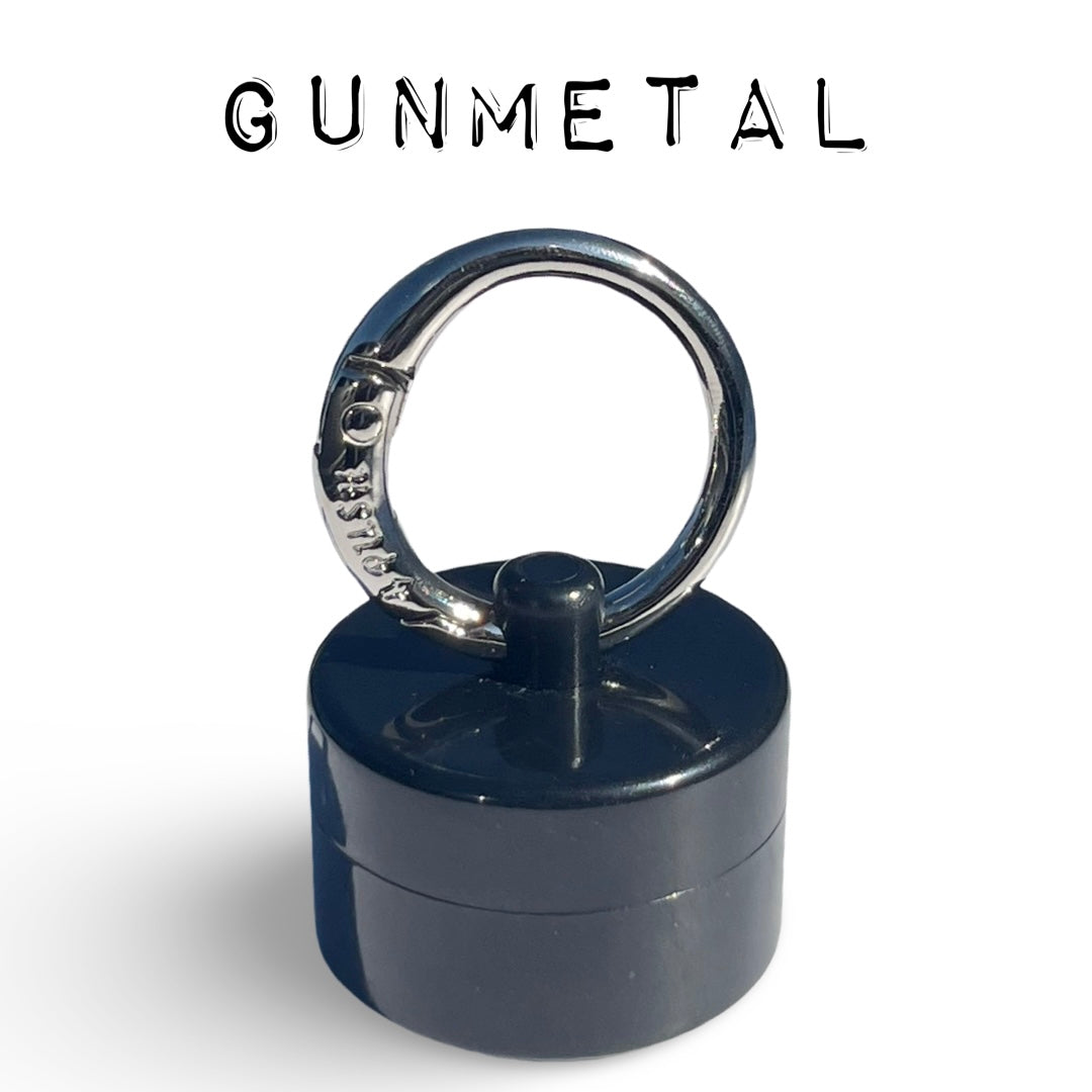 Gunmetal Black Travel Jewelry Holder
