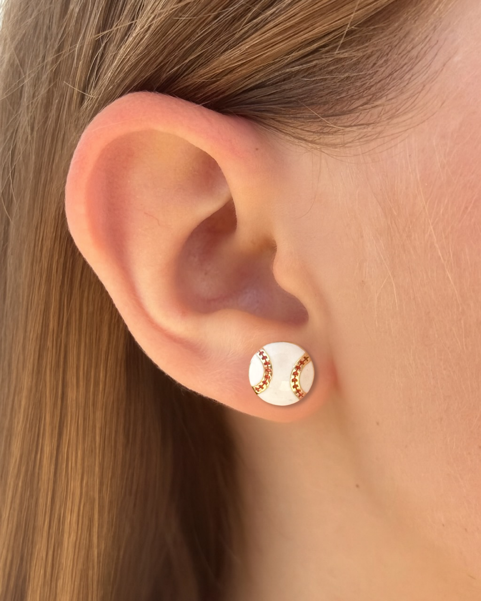 Baseball Earrings