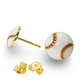 Baseball Earrings