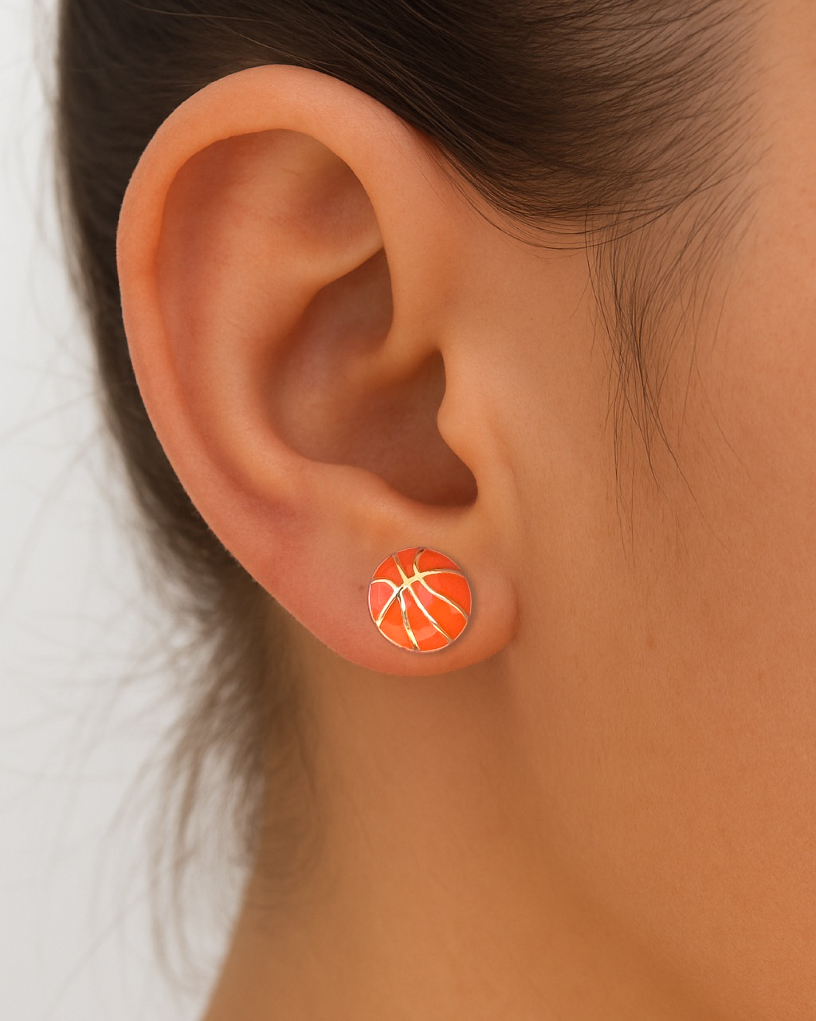 Basketball Earrings
