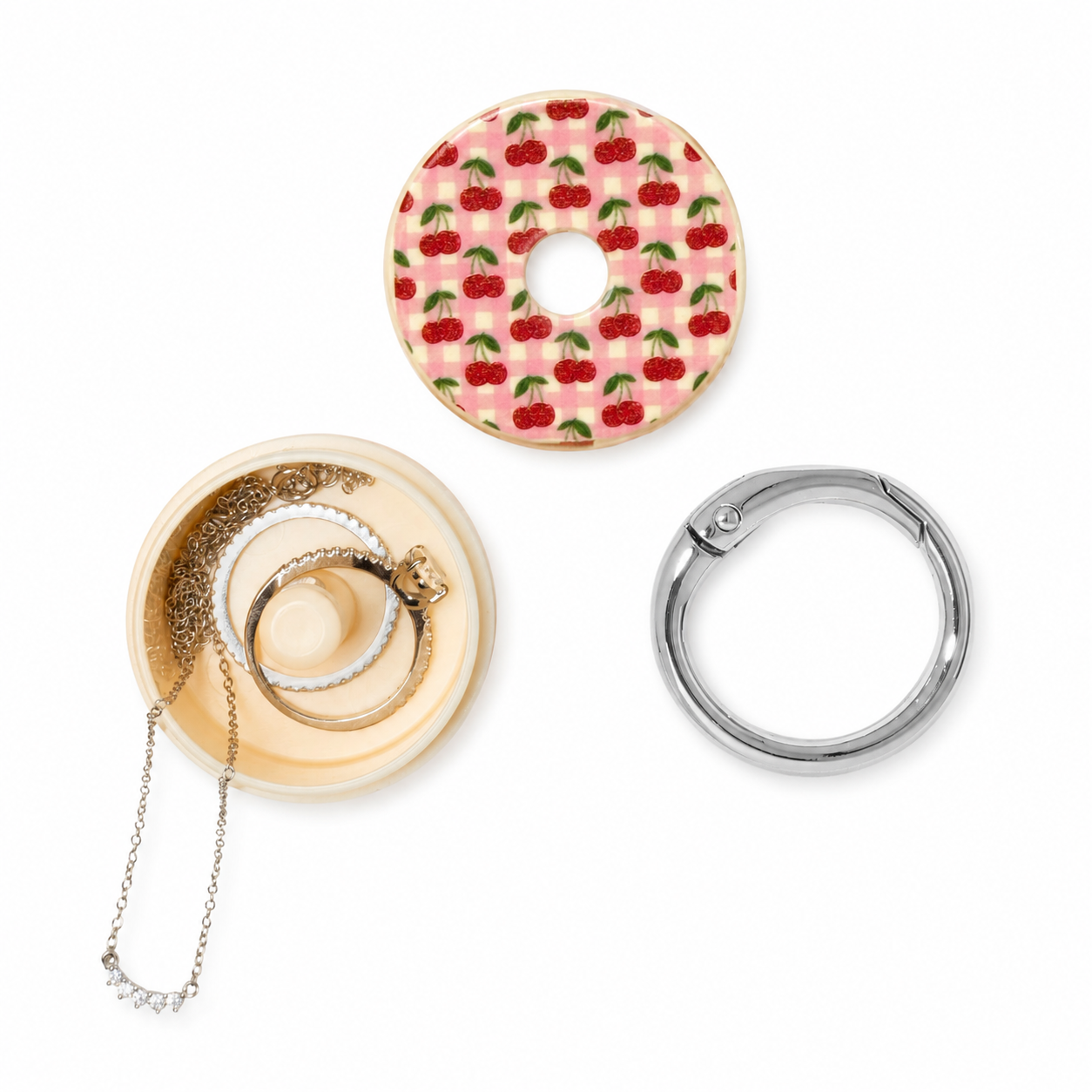 Cherry on Top Travel Jewelry Holder