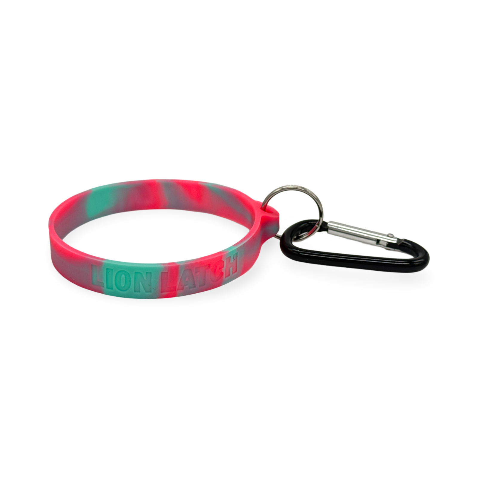 Pink/Mint Lion Latch Wristlet – Hydration Meets Convenience!