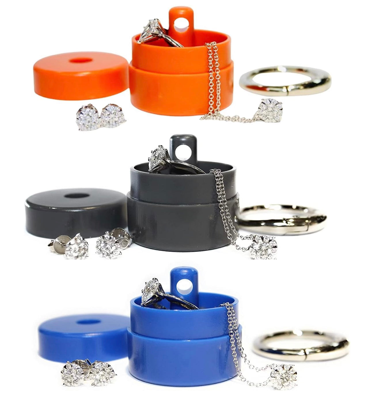 Campground 3 Pack Travel Jewelry Holder