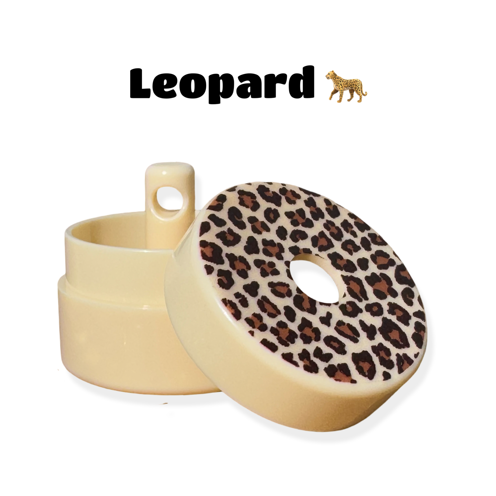 Leopard Print Travel Jewelry Holder