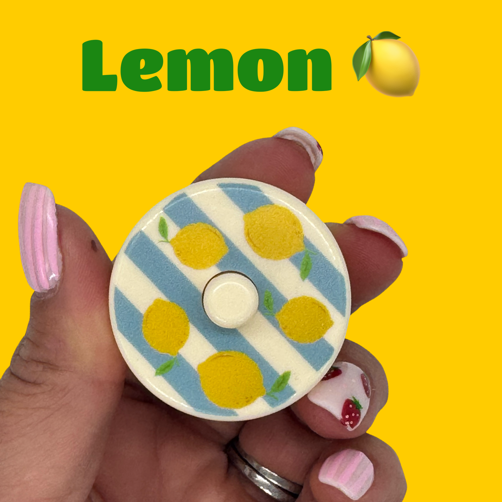 Lemon Travel Jewelry Holder