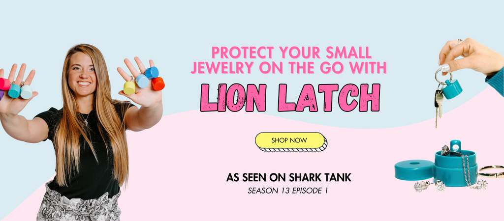 Lion Latch  Keychain Jewelry Holder 
