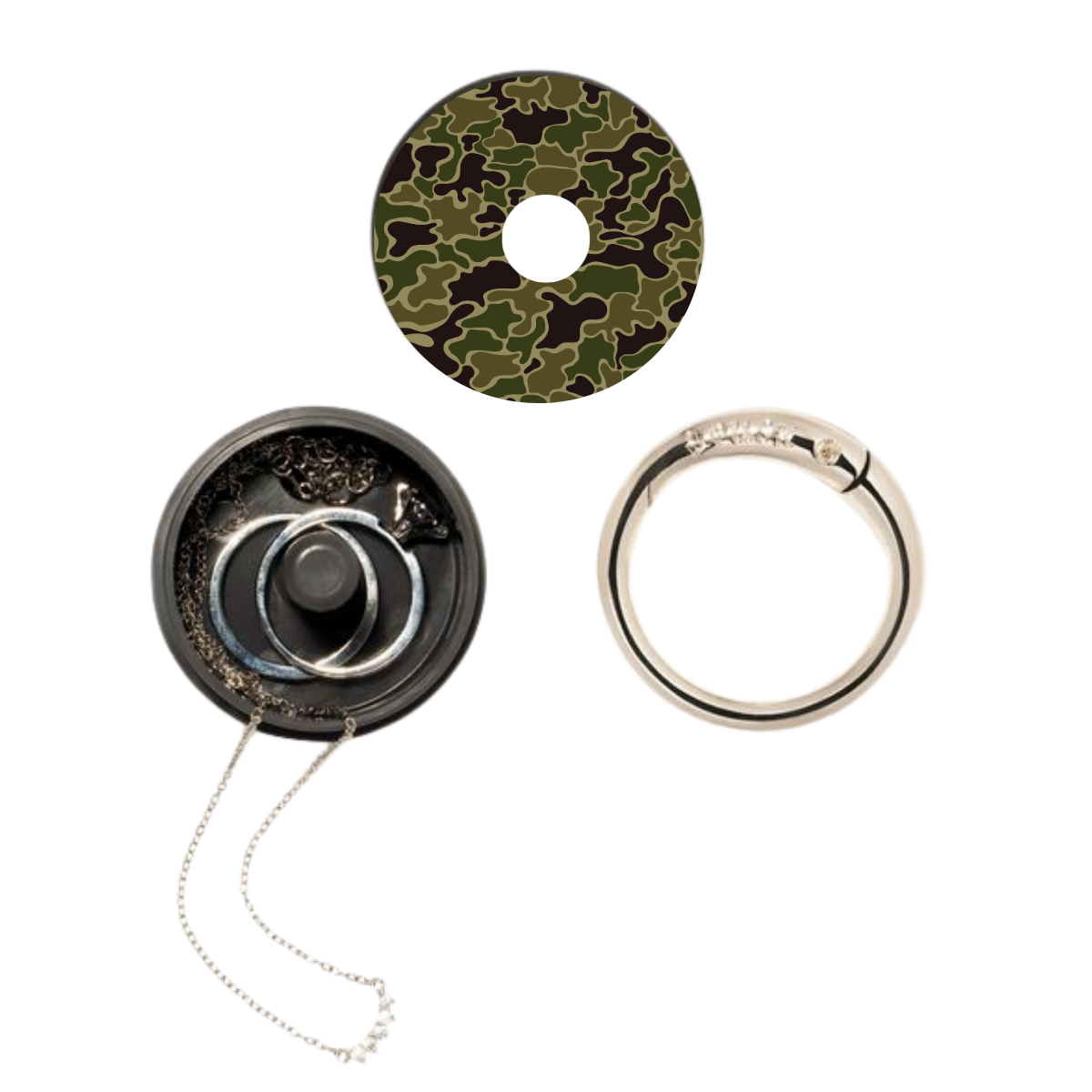 Duck Camo Travel Jewelry Holder