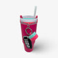 Pink/Mint Lion Latch Wristlet – Hydration Meets Convenience!