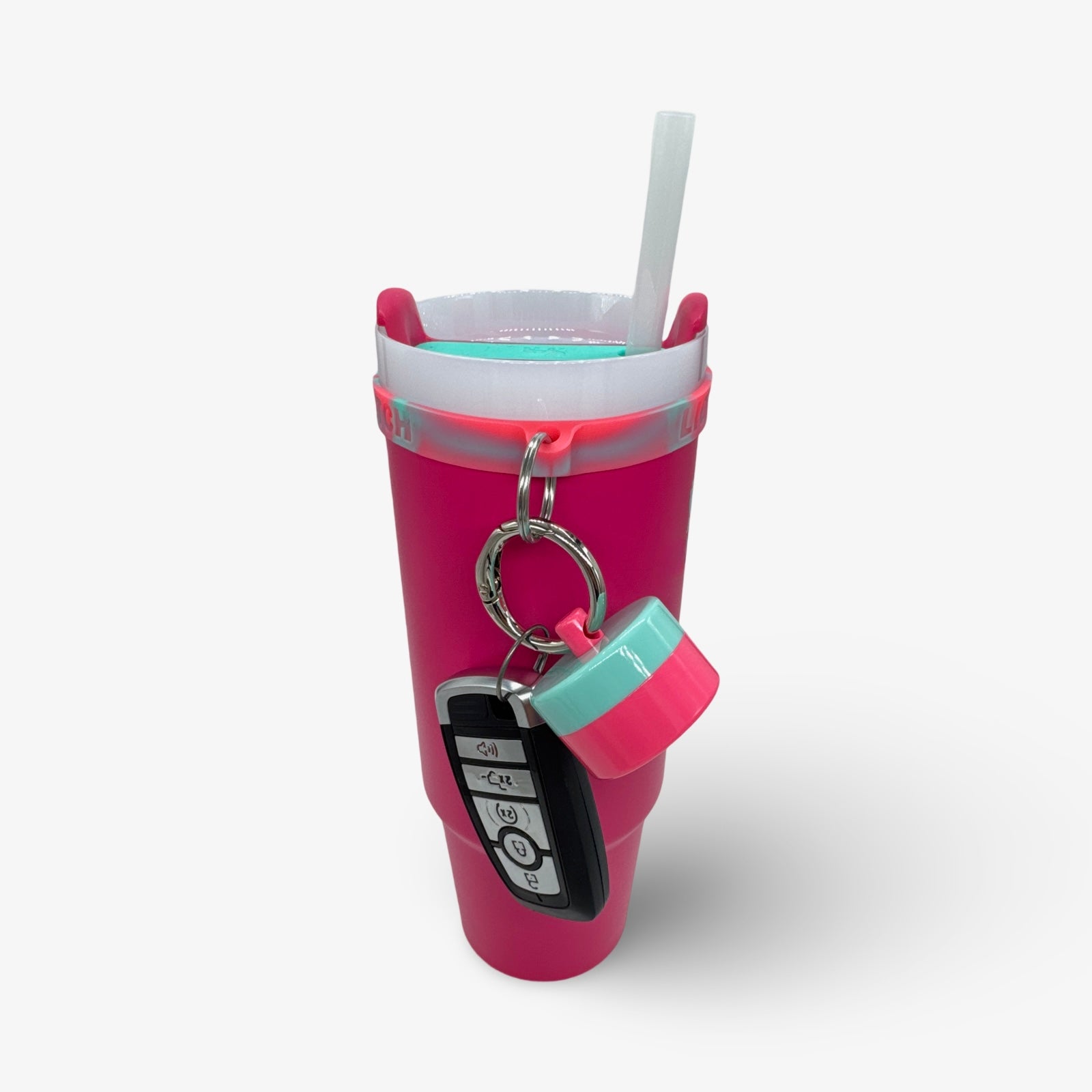 Pink/Mint Lion Latch Wristlet – Hydration Meets Convenience!