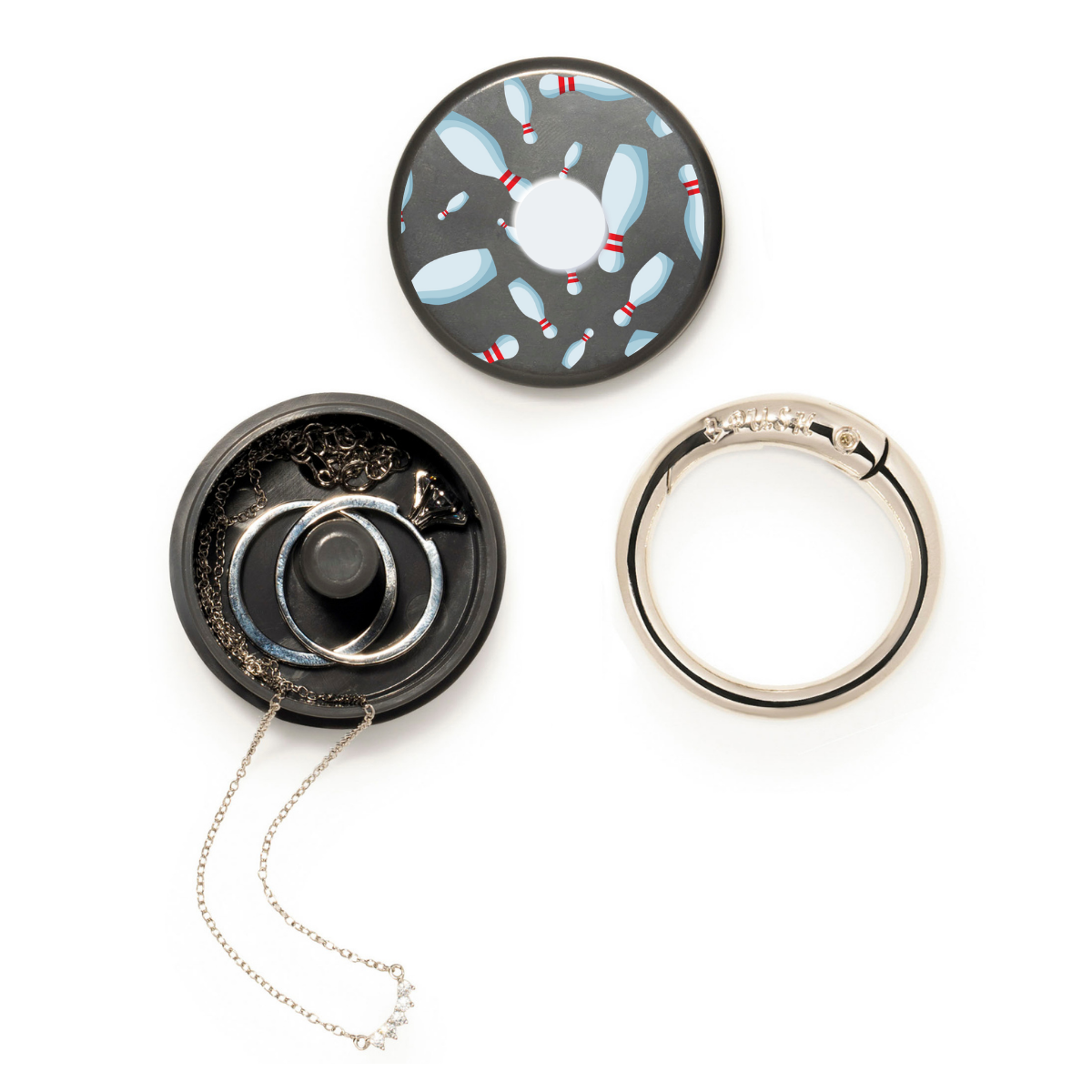 Bowling Travel Jewelry Holder