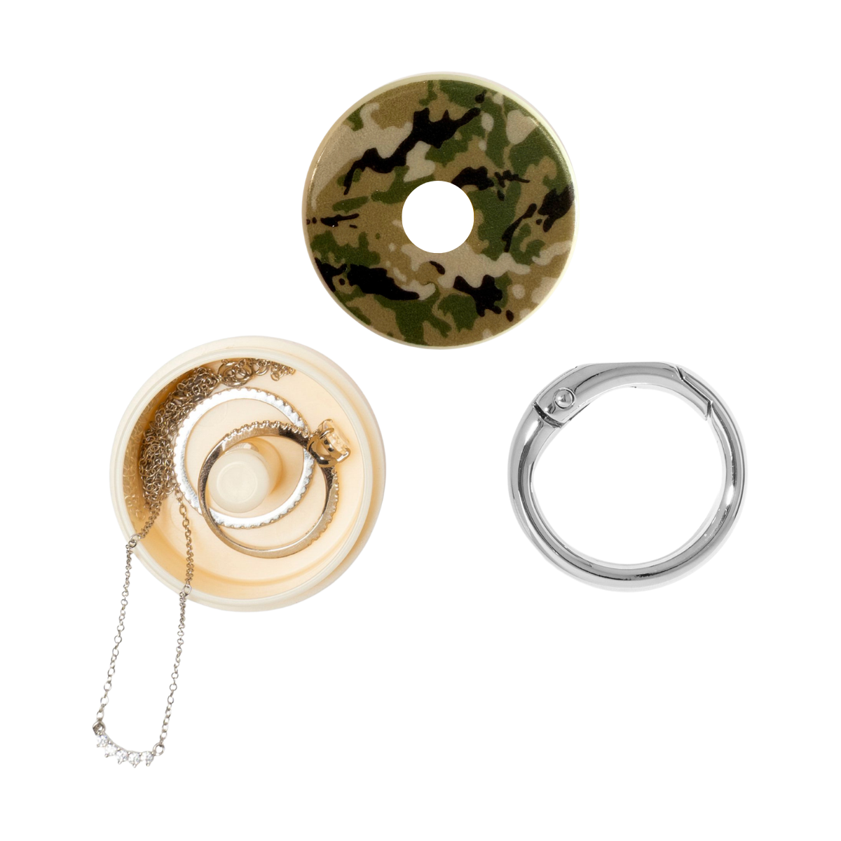 Army/Air Force Camo Travel Jewelry Holder