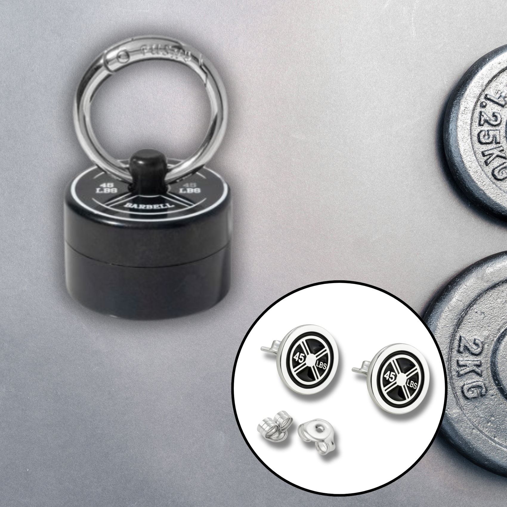 Weightlifting Earrings+ Lion Latch Bundle