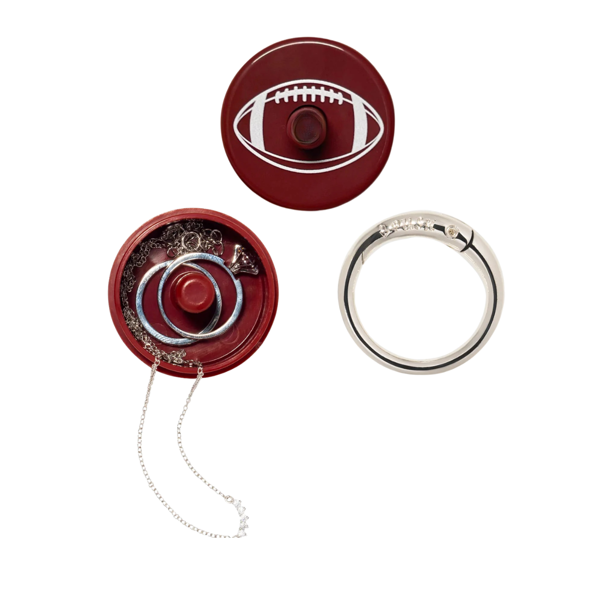 Football Travel Jewelry Holder