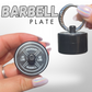 Barbell Plate Travel Jewelry Holder