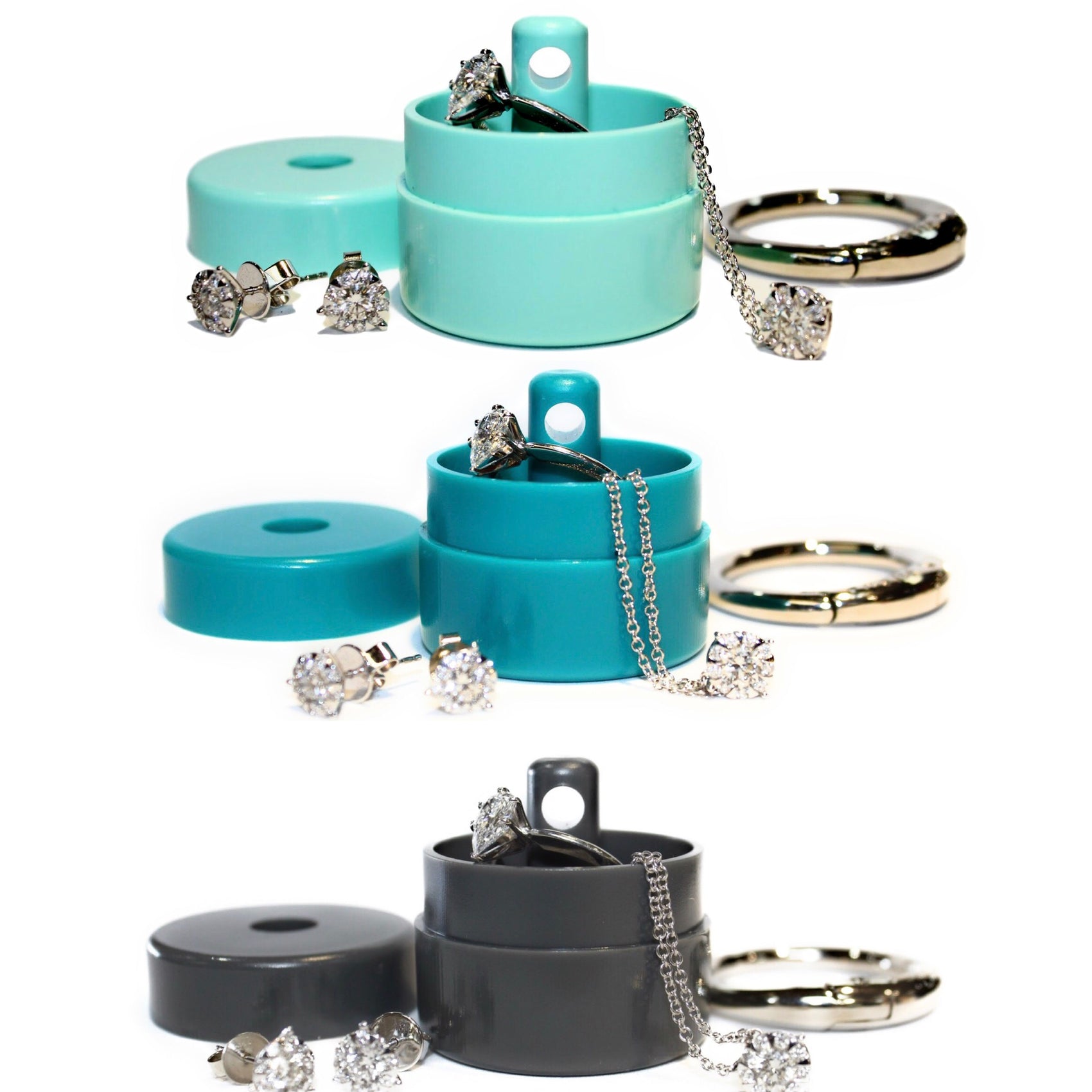 Mountain Mix 3 Pack Travel Jewelry Holder