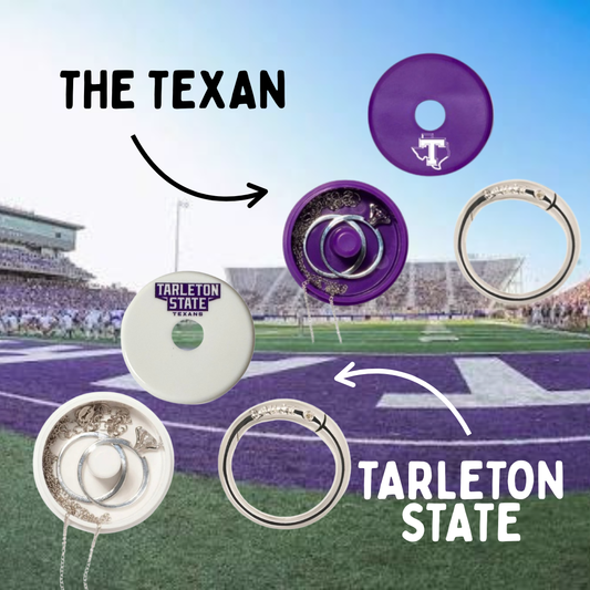 Tarleton State Travel Jewelry Holder